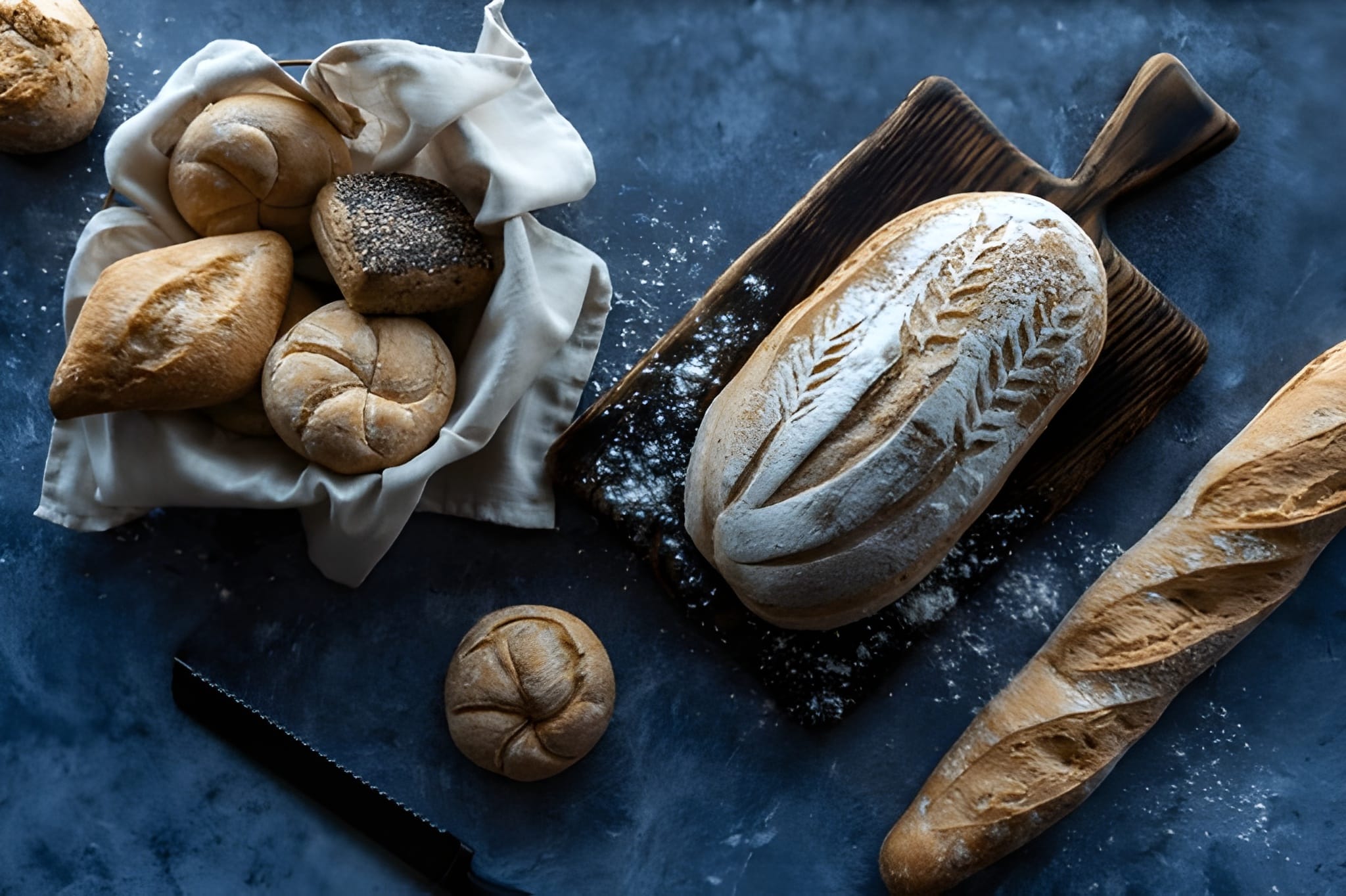Artisan bread and rolls production